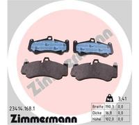 ZIMMERMANN Plaquettes De Frein Ensemble De Plaquettes Avant Pour Porsche 911