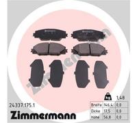 ZIMMERMANN Plaquettes De Frein Ensemble De Plaquettes Avant Pour Toyota Auris