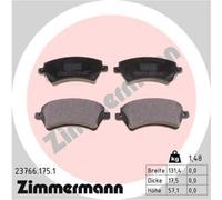 ZIMMERMANN Plaquettes De Frein Ensemble De Plaquettes Avant Pour Toyota Corolla