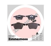 ZIMMERMANN - Disque de frein - 23801.200.1