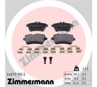 Zimmermann Plaquettes De Frein Kit De Plaquette Avant Pour Mercedes-Benz A-Class