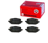 ZIMMERMANN Plaquettes de freins Arrière avec indicateur d'usure avec plaque de glissement La photo correspond au contenu de la livraison 26589.175.2 Compatible avec NISSAN Qashqai III J12