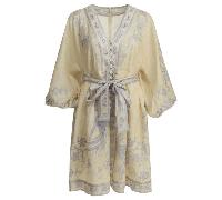 Zimmermann robe courte femme blanche en lin - 3