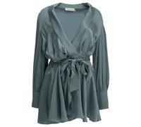 ZIMMERMANN robe en soie femme bleu - 2
