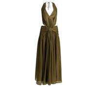 Zimmermann robe longue femme verte en soie - 2