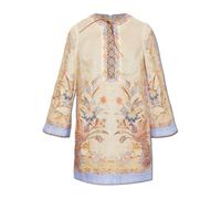 Zimmermann - Robe tunique courte Indra - Femme - Robes - Beige - Taille: 36 FR