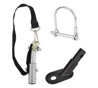 Zimoer Attelage de Remorque de Vélo, Connecteur en Attache Remorque de Vélo, Universel Accessoires pour Remorque pour Enfants Vélo, Remorque de Transport, Remorque Velo pour Animaux