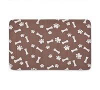 Zimoer Tapis Chat Gamelle Absorbant, Tapis de Nourriture pour Chien et Chat, Antidérapant, Séchage Rapide, Terre de Diatomée, Tapis Gamelle pour Animaux, Nettoyage Facile, Gris (40 נ60 cm)