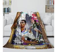 ZIMONJO Bellingham Couverture - Football Cadeau Anniversaire pour Mari/Petit Ami/Petite Amie - Donner De La Chaleur Et De La Gentillesse À Ceux Que Vous Aimez 60x80inch(150x200cm)