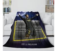ZIMONJO Bellingham Couverture - Football Cadeau Anniversaire pour Mari/Petit Ami/Petite Amie - Donner De La Chaleur Et De La Gentillesse À Ceux Que Vous Aimez 80x90inch(200x230cm)