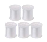 Zimoya 100m/Roll Transparent Nylon Clear Sewing Thread for Clothing DIY Jewelry Beading