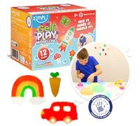 Zimpli Kids 12 Utilisez le kit de modélisation Gelli de Ajoutez simplement de l'eau pour créer des motifs colorés et magiques, amusants, éducatifs, désordonnés et sensoriels