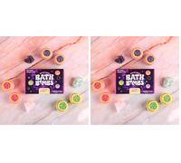 ZIMPLI - 6 x Coffret de bombes de bain en cristal, cadeaux de luxe pour les femmes, elle, maman, filles, fête des mères, Noël, anniversaire, Valentines, cadeau d'anniversaire, relaxantes (Lot de 2)