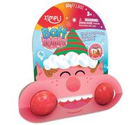 ZIMPLI - Baff Bombz Lutin de Noël sur Carte Cadeau, Petits Cadeaux de Noël, Excellent Rapport Qualité-Prix, Bombes de Bain Cadeau