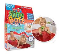 ZIMPLI - Baff Rouge, 1 Bain ou 4 utilisations, transforme magiquement l'eau en Gluant et coloré, Jouet éducatif Anti-Stress Slime pour Filles et garçons