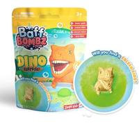 Zimpli Kids - Bombe de Bain Surprise Dino, 6 Jouets Surprises Dinosaures à Collectionner, Jouet pétillant pour Enfants, Cadeau d'anniversaire pour garçons et Filles, Cadeau pour remplir Les Bas