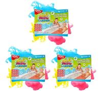 ZIMPLI - Comprimés Colorants pour l’Eau du Bain, Cadeau de Sac de Fête, 3 Comprimés par Sachet, Bleu, Rouge ou Jaune, Pastilles de Bain Changeant de Couleur pour Enfants, Cadeaux « Passe le Colis