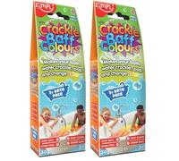 ZIMPLI - Crackle Baff Couleurs, Pack de 3 Bains, Transforme Magiquement l’Eau en Crépitant, Pétillant et Changeant de Couleur, Jouet de Bain, Petit Cadeau ou Cadeau de Bas de Noël