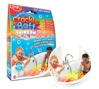 ZIMPLI - Crackle Baff Rainbow, Transforme Magiquement l’Eau en Un Crépitement, des Petits Pops et Un Changement de Couleur, Cadeau Sensoriel d’Anniversaire pour Garçons et Filles à partir de 3 Ans