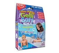 ZIMPLI - Gelli Baff changeant de Couleur Bleu à Violet, 1 Bain ou 6 utilisations ludiques, transforme l'eau en Une Substance gluante changeant de Couleur, Jeu d'eau