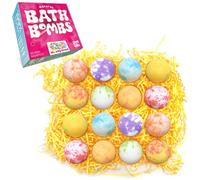 Zimpli Gifts - 16 x Coffret de Bombes de Bain pour la Fête des Mères et la Saint Valentin, Cadeau pour Femme, Fait à la Main, kit de beauté Relaxant, végétalien et sans cruauté