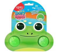 ZIMPLI Grande Bombe de Bain Grenouille sur Carte Cadeau, Bombes de Bain pour Garçons et Filles, Petits Cadeaux pour Sacs de Fête, Prix, Récompenses, Jouets pour Piñata, Cadeau à Petit Prix