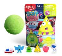 ZIMPLI - Grande Bombe de Bain Surprise Alien - 1 des 6 Jouets Alien Surprise à Collectionner, Un par Baff Bomb, Cadeaux de Fête, Récompenses, Jouet de Bas de Noël pour Garçons et Filles de 4 à 9 Ans