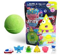ZIMPLI - Grande Bombe de Bain Surprise Alien - 1 des 6 Jouets Alien Surprise à Collectionner, Un par Baff Bomb, Cadeaux de Fête, Récompenses, Jouet de Bas de Noël pour Garçons et Filles de 4 à 9 Ans