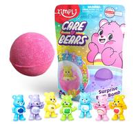 ZIMPLI - Grande Bombe de Bain Surprise Bisounours - 1 des 7 Jouets Bisounours Surprise à Collectionner, Un par Baff Bomb, Figurines à Collectionner, Petits Cadeaux pour Sacs d’Anniversaire