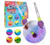 Baff Bombz Brosse Magique de Zimpli Kids, 4 x Bombes de Bain, peignez magiquement l'eau de Votre Bain, Jouet de Bain créatif pour Les Enfants, Cadeaux d'anniversaire pour Les garçons et Les Filles