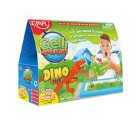 Zimpli Kids - Gelli Adventures Dino Pack, 5 Usi, 8 Personaggi di Dinosauri, Vassoio Gonfiabile, fantasioso Set da Gioco Con Dinosauri preistorici, Kit di scienze educative per Ragazzi e Ragazze