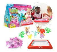 Zimpli Kids - Zestaw Gelli Adventures Fantasy, pakiet 5 zastosowań, 8 figurek Fantasy, nadmuchiwana taca, pomysłowy zestaw do udawania, zestaw sensoryczny dla dzieci