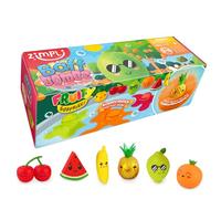 ZIMPLI - Lot de 3 Grandes Bombes de Bain Surprise Fruitées 100g, 1 des 6 Jouets Fruités à Collectionner, Un Jouet par Bombe de Bain, Jouet de Bain pour Enfants, Petit Cadeau à Prix Mini