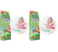 ZIMPLI - Slime Play Verde, Trasforma Magicamente l'acqua in Slime appiccicoso e Colorato, Consistenza Perfetta per il Gioco sensoriale, Regalo di Compleanno per Bambini (Lot de 2)