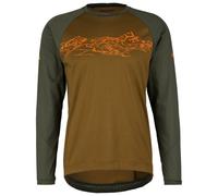 Zimtstern - PureFlowz Shirt L/S - Maillot de cyclisme - S - military olive / forest night