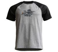 Zimtstern - Riderz MTB Tee S/S - Maillot de cyclisme - XL - gun metal melange / pirate black