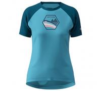 Zimtstern - Women's Bowz Tee - T-shirt technique - M - heritage blue / french navy