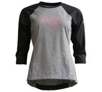 Zimtstern - Women's Pureflowz Shirt 3/4 - Maillot de cyclisme - L - gun metal melange / pirate black