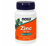 Zinc 100 Comprimés 50 Mg Par Now Foods
