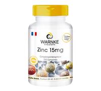 Zinc 15 mg - 250 comprimés, forme organique sous forme de gluconate de zinc, oligo-élément, végétalien | Warnke Vitalstoffe - Qualité des pharmacies allemandes