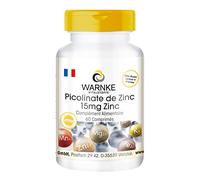Zinc 15mg - 60 comprimés - Picolate de zinc - Minéraux | Warnke Vitalstoffe - Qualité des pharmacies allemandes
