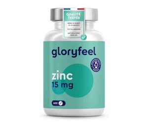 Zinc, 400 Comprimés Végétaliens, Soutient pour l'Acné, Zinc pour Plus d'un An, Antioxydant et Beauté, pour une Peau Saine, Système Immunitaire*, Sans Additifs, Complément Alimentaire