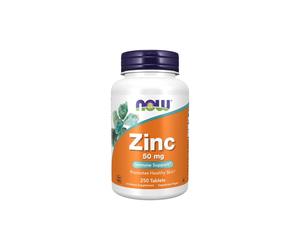 Zinc 50 mg, 250 comprimés Now Foods