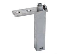 Zinc Alloy Fridge Hinge Automatic Return Silver