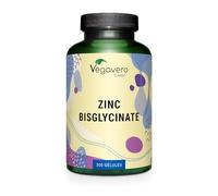 Zinc Bisglycinate | 300 Gélules | 100% Pur - Sans Additifs | Haute Absorption + Vegan | Complément Alimentaire Peau (Acné) + Immunité | Vegavero®