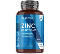 Zinc Bisglycinate 50 Mg - +1 An D'approvisionnement - Zinc Vegan Contribue Fonctionnement Normal Du - 365 Gélules