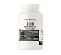 ZINC BISGLYCINATE - 90 Gélules Végétales - Force, Immunité & Peau - Hautement Assimilable - Soutien Hormonal, Sportif & Antioxydant - Peau, Cheveux, Ongles - Cure 3 Mois - Eric Favre