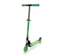 Zinc Identity Trottinette pliante à deux roues avec LED lumineuses et poignées pliantes et plateau antidérapant réglable en hauteur Pour enfants de 5 ans et plus Vert