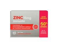 Zinc Immunité 15 mg - 45 gélules