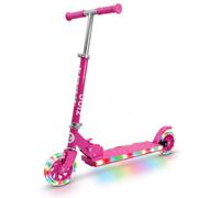 Zinc Light Party 2 Trottinette pour Enfants à partir de 6 Ans - avec Roues Lumineuses et Potence, Design Pliable, Guidon réglable, Roues en polyuréthane de 120 mm, roulements ABEC 7